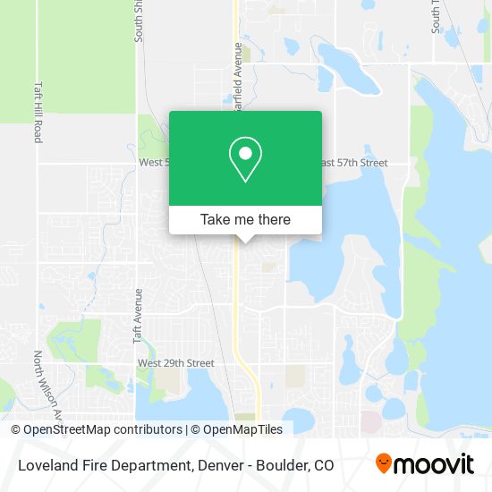 Loveland Fire Department map