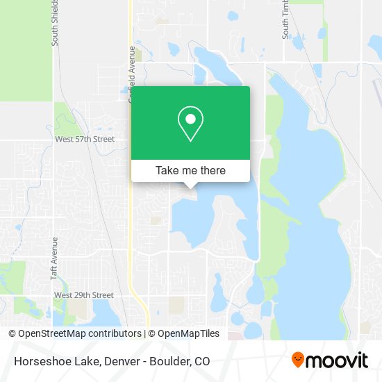 Horseshoe Lake map