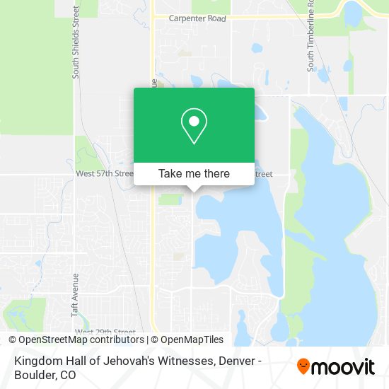 Mapa de Kingdom Hall of Jehovah's Witnesses