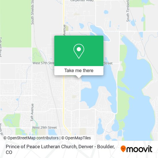 Mapa de Prince of Peace Lutheran Church