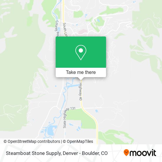 Steamboat Stone Supply map