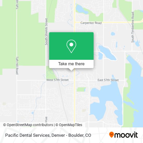 Pacific Dental Services map