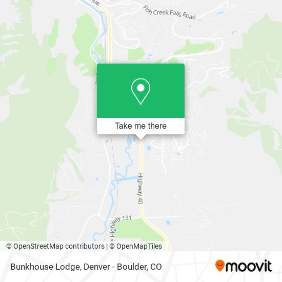 Bunkhouse Lodge map