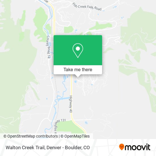 Mapa de Walton Creek Trail