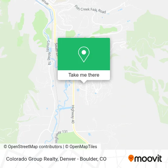 Colorado Group Realty map