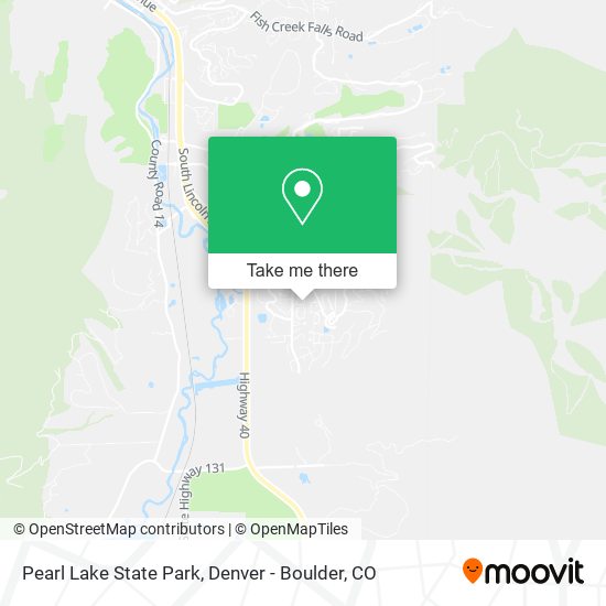Mapa de Pearl Lake State Park