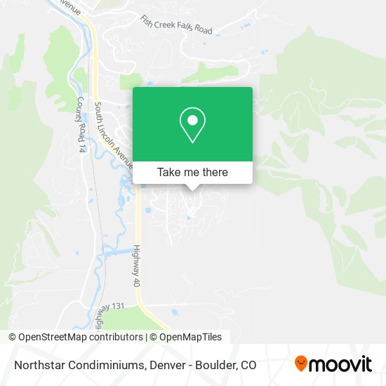 Mapa de Northstar Condiminiums