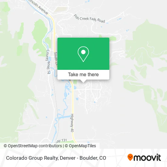 Colorado Group Realty map