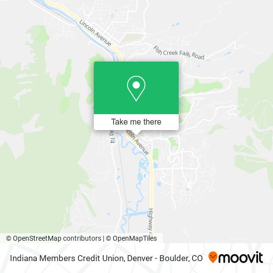 Indiana Members Credit Union map