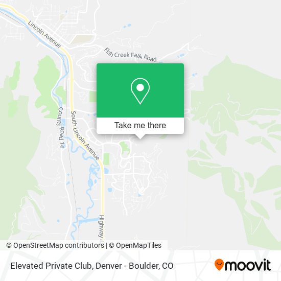 Mapa de Elevated Private Club