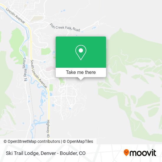 Mapa de Ski Trail Lodge
