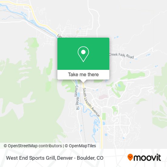Mapa de West End Sports Grill