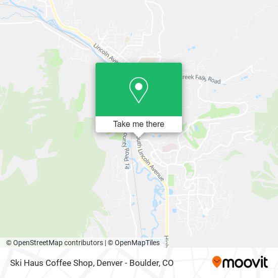 Mapa de Ski Haus Coffee Shop