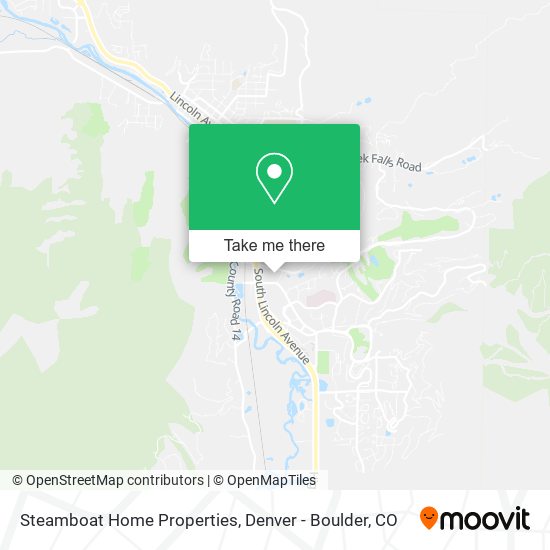 Mapa de Steamboat Home Properties