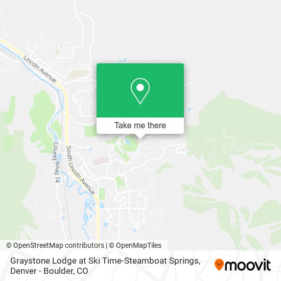Graystone Lodge at Ski Time-Steamboat Springs map