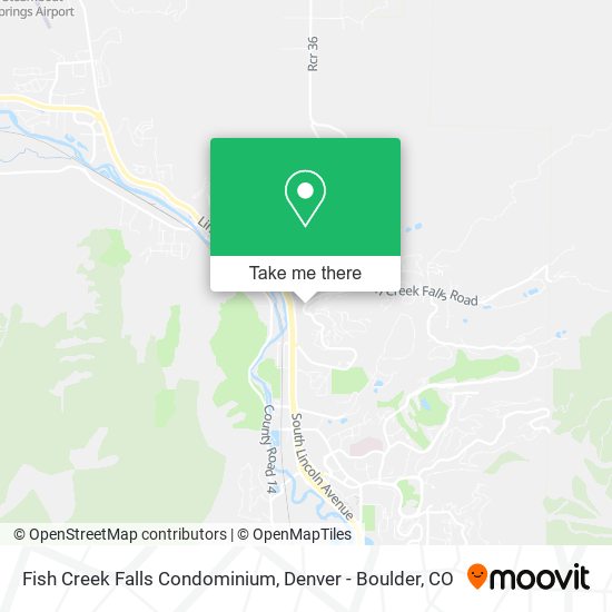 Fish Creek Falls Condominium map