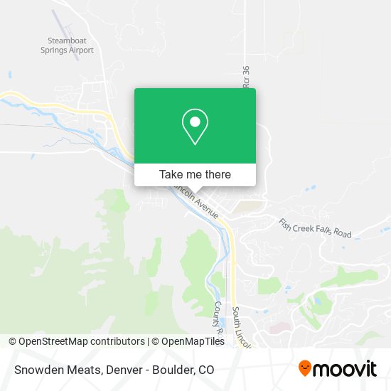Snowden Meats map