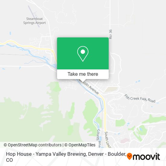Mapa de Hop House - Yampa Valley Brewing