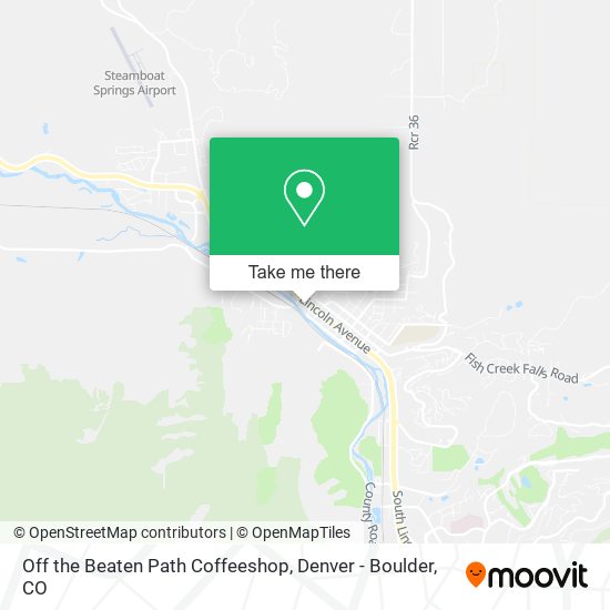 Off the Beaten Path Coffeeshop map