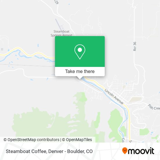 Steamboat Coffee map