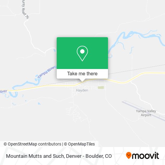 Mountain Mutts and Such map