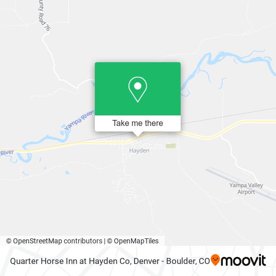 Mapa de Quarter Horse Inn at Hayden Co
