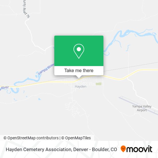 Mapa de Hayden Cemetery Association