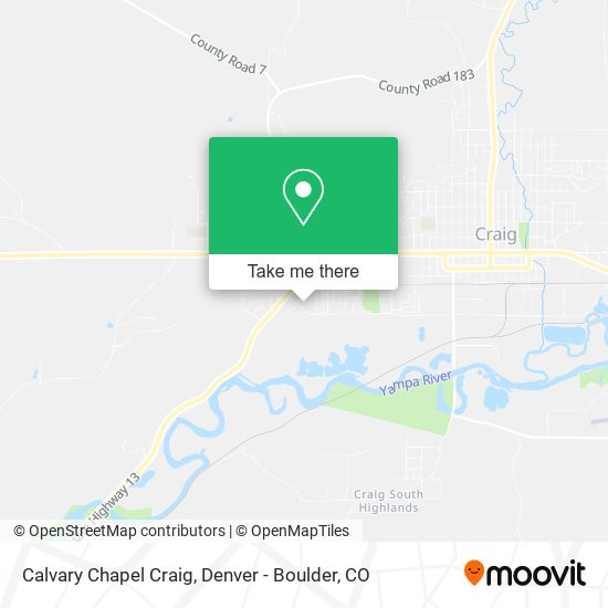 Mapa de Calvary Chapel Craig