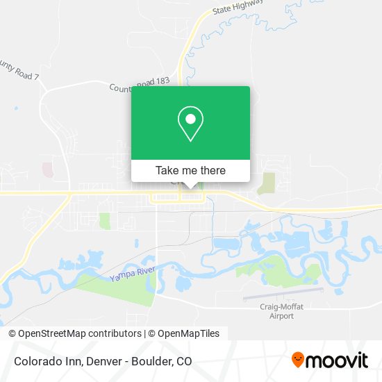 Mapa de Colorado Inn