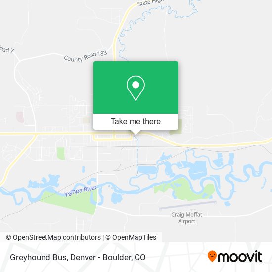 Greyhound Bus map