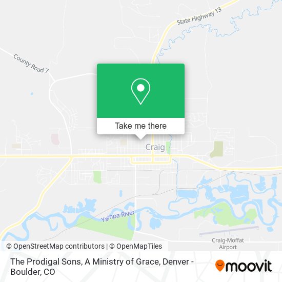 Mapa de The Prodigal Sons, A Ministry of Grace
