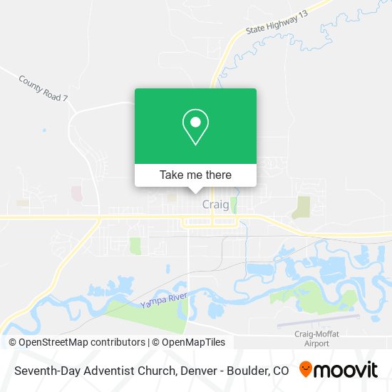 Seventh-Day Adventist Church map