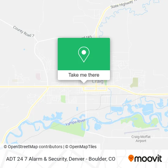 ADT 24 7 Alarm & Security map