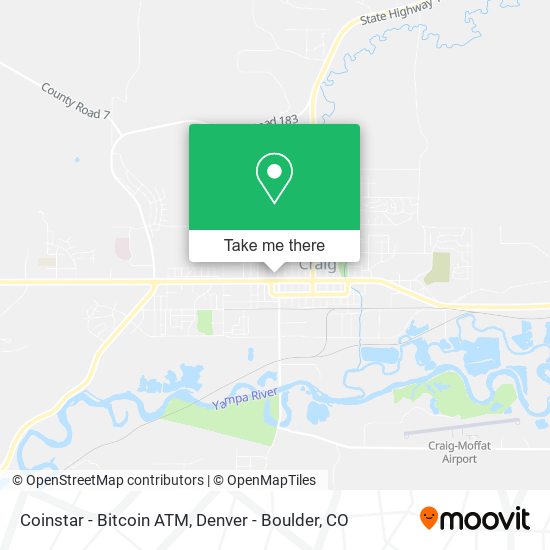 Mapa de Coinstar - Bitcoin ATM