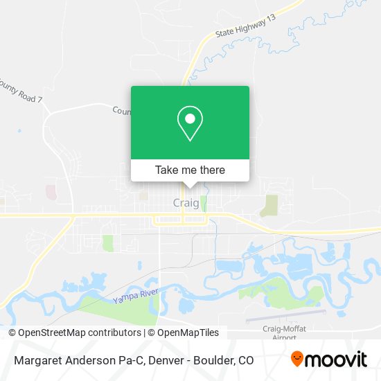 Margaret Anderson Pa-C map