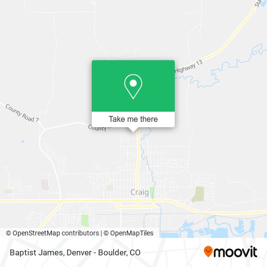 Mapa de Baptist James