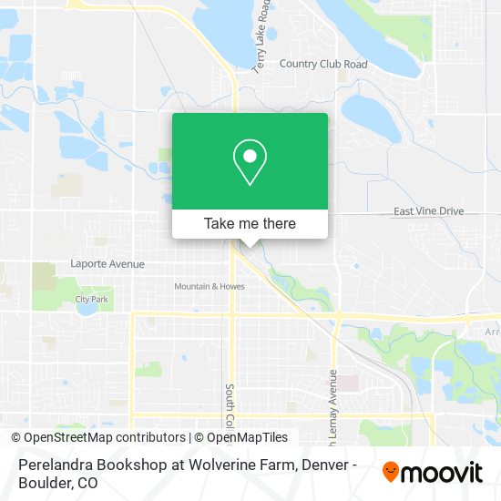 Perelandra Bookshop at Wolverine Farm map