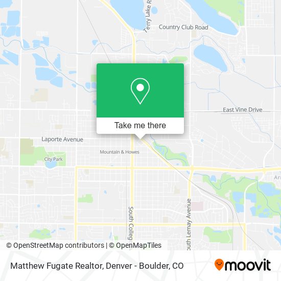 Matthew Fugate Realtor map