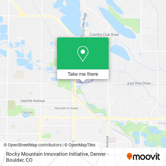 Mapa de Rocky Mountain Innovation Initiative