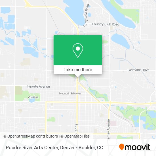 Poudre River Arts Center map