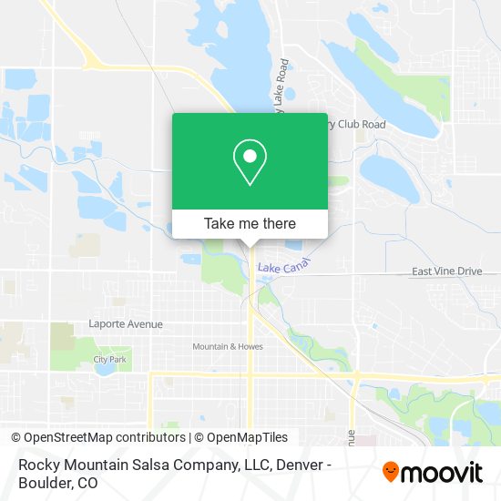 Mapa de Rocky Mountain Salsa Company, LLC