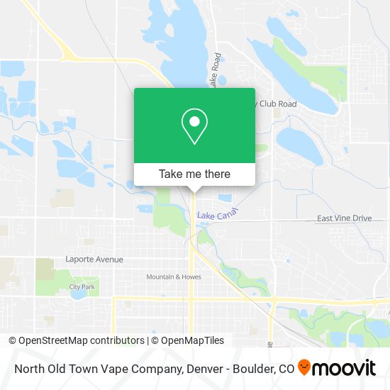 North Old Town Vape Company map