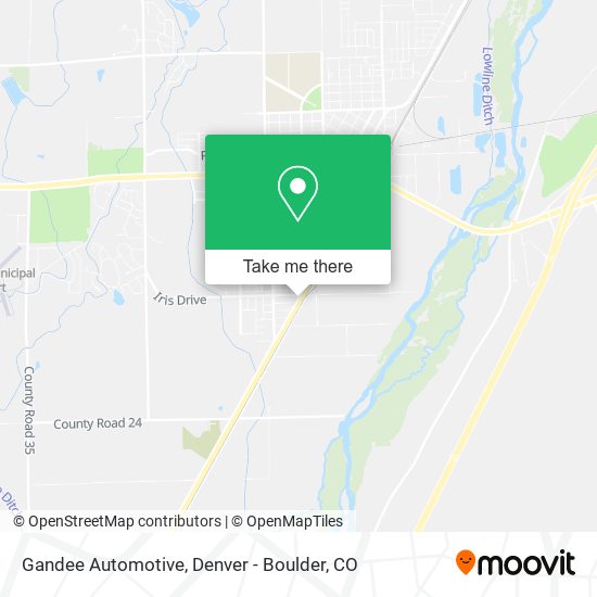 Gandee Automotive map