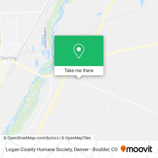 Logan County Humane Society map