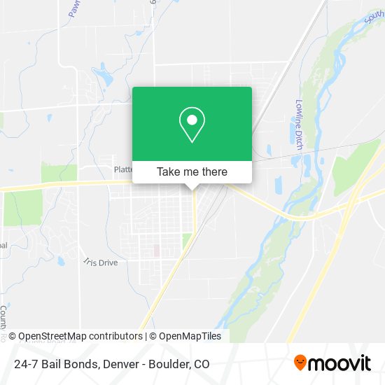 Mapa de 24-7 Bail Bonds