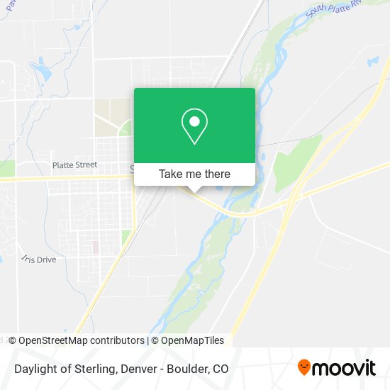 Daylight of Sterling map