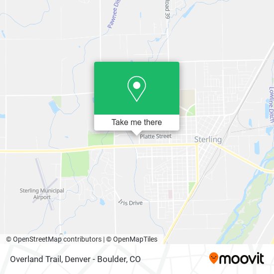 Mapa de Overland Trail