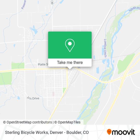 Sterling Bicycle Works map