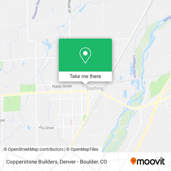 Copperstone Builders map