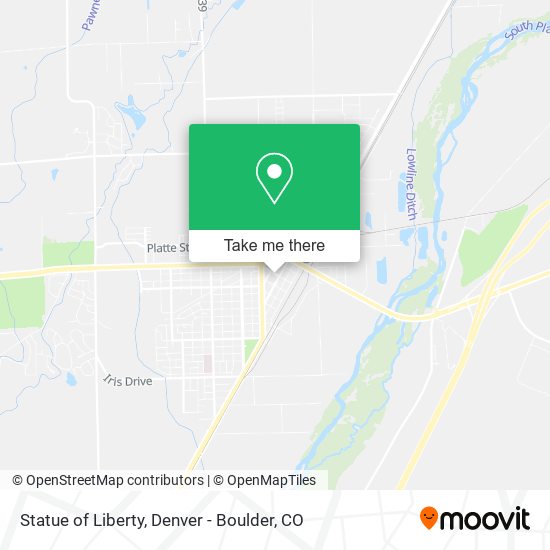 Statue of Liberty map
